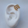 Earcuff triple piedra