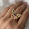 Anillo mariposa colores