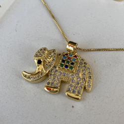 Cadena elefante india